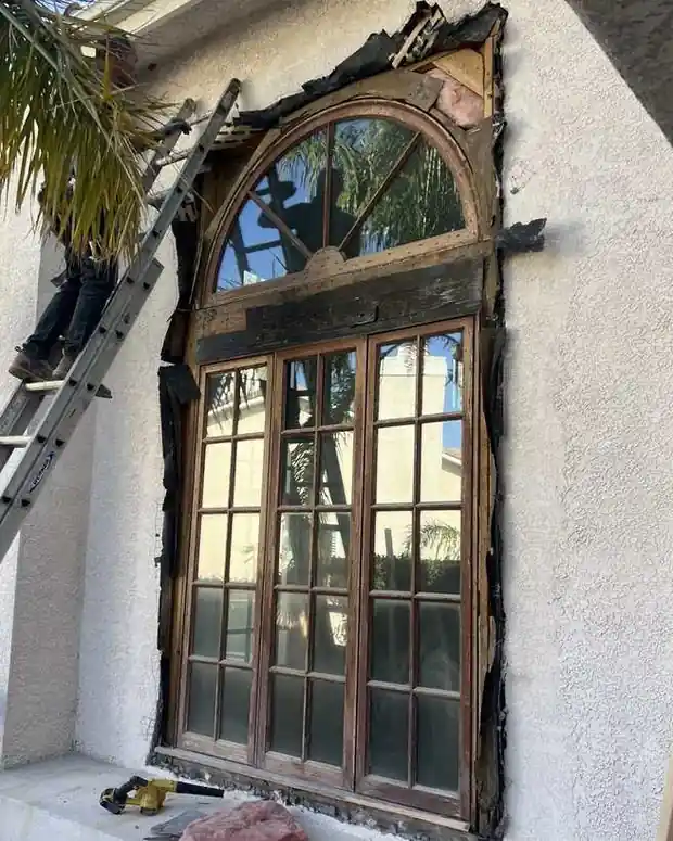 Before window replacement