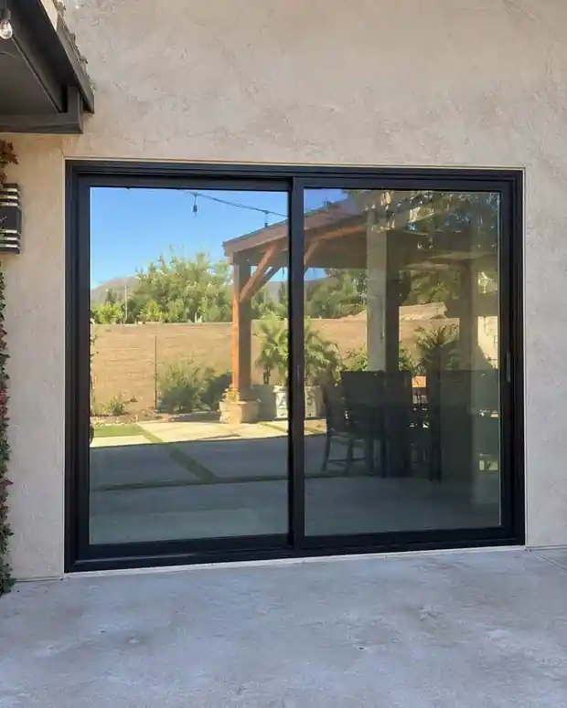 Black Sliding Patio Door