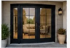 Installed residential doors