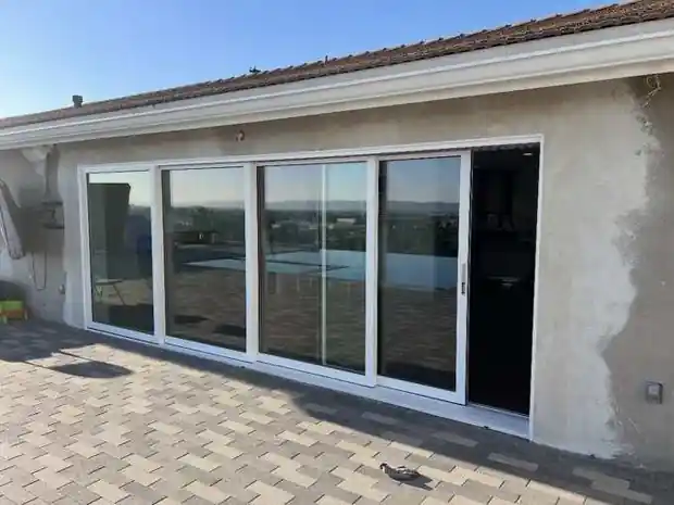 Multi-slider patio door installation
