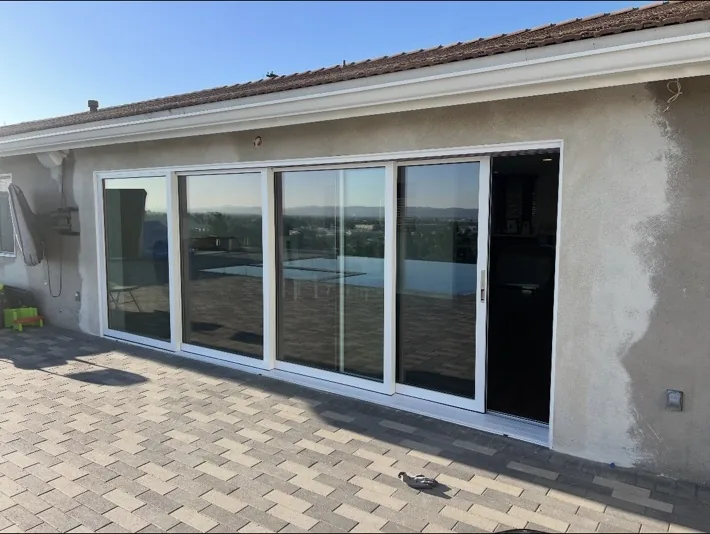 Multi-slider patio door system