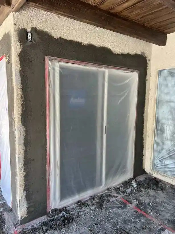 Sliding door project in progress
